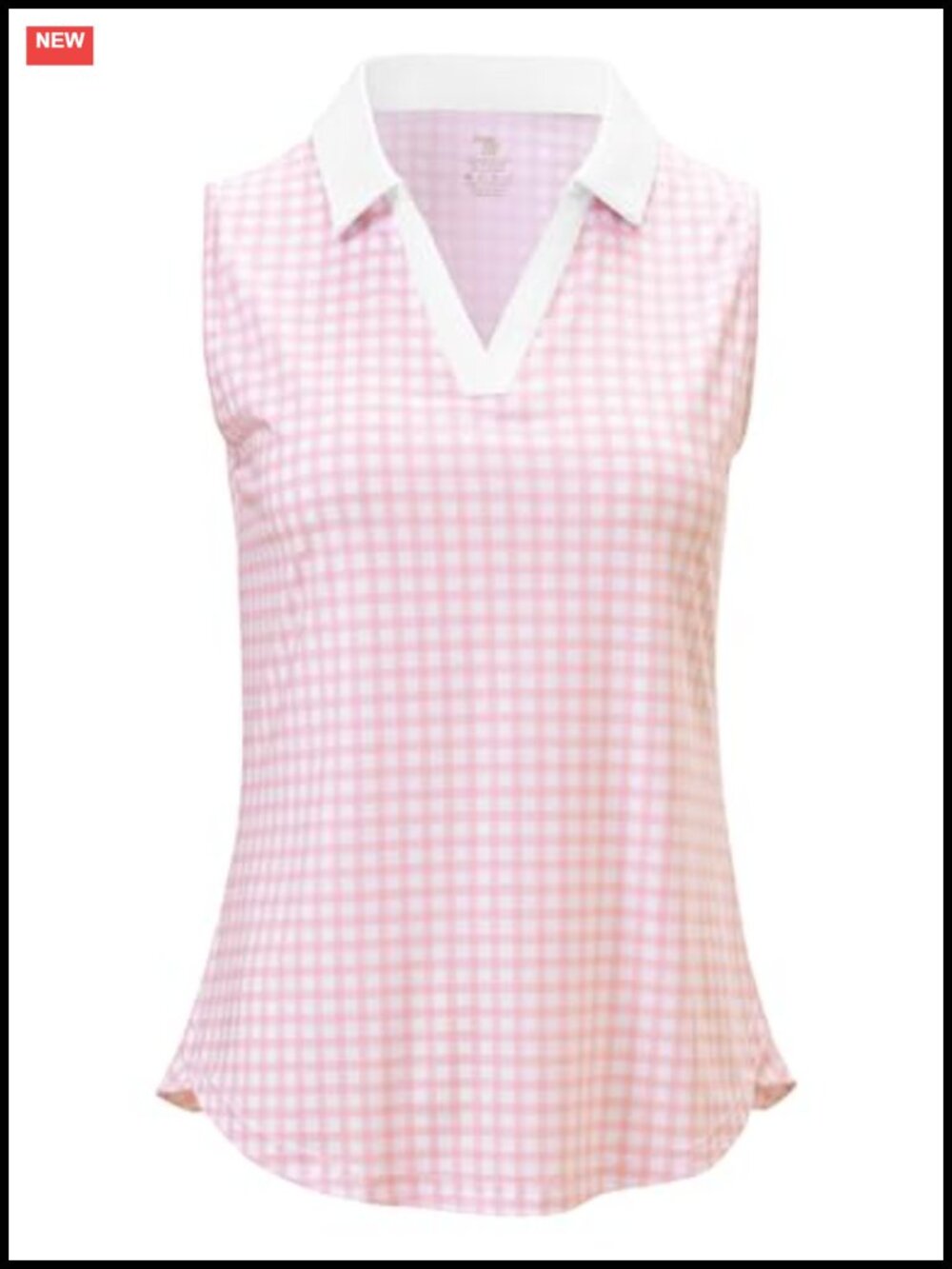 Women's Sleeveless Golf Polo Shirts V Neck Quick Dry UPF 50+ Stretch Tank